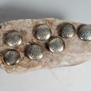 Sterling Silver Storyteller Button Covers